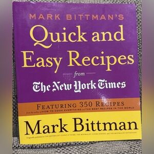 📚Award Winning, New York Times, Mark Bittman's Quick and Easy Recipes Book📚